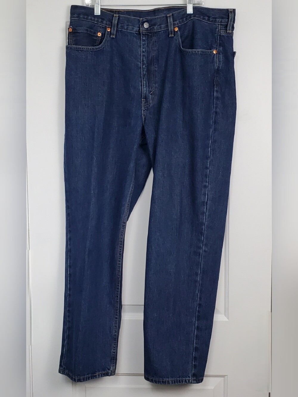 Levis 550 Mens Relaxed Fit Tapered Denim Jeans Classic Comfort Size 38x30 - GUC